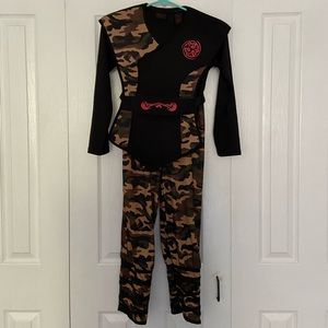 Kids Halloween ninja costume 7-8yrs
